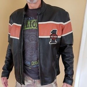 Genuine Harley Davidson leather jacket Large